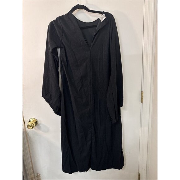 Black Halloween Gothic Dress Unisex Size Large - Picture 4 of 4
